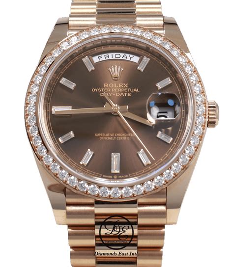 rolex presidential diamond bezel replica|rolex presidential 40mm diamond bezel.